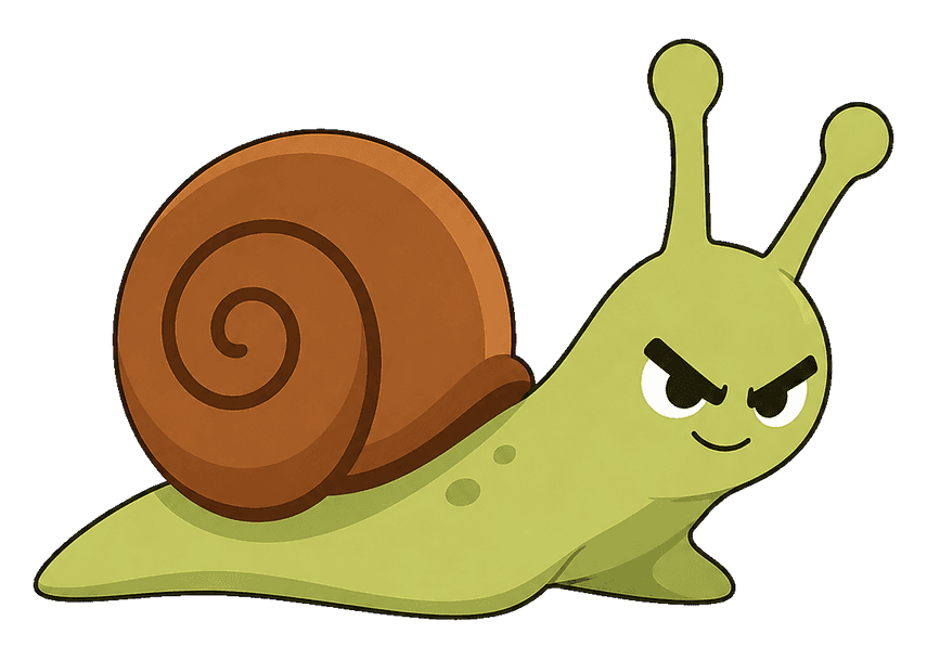 An immortal snail is hunting you
